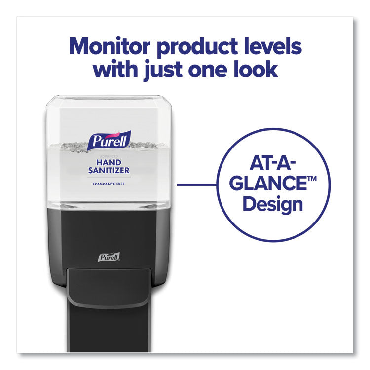 PURELL® Push-Style Hand Sanitizer Dispenser, 1,200 mL, 5.25 x 8.56 x 12.13, Graphite (GOJ502401)