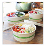 World Centric® No Tree Wide Paper Bowls, 24 oz, 5.9" Diameter x 2.4"h, Natural, Sugarcane, 300/Carton (WORBONT24W) Case of 300