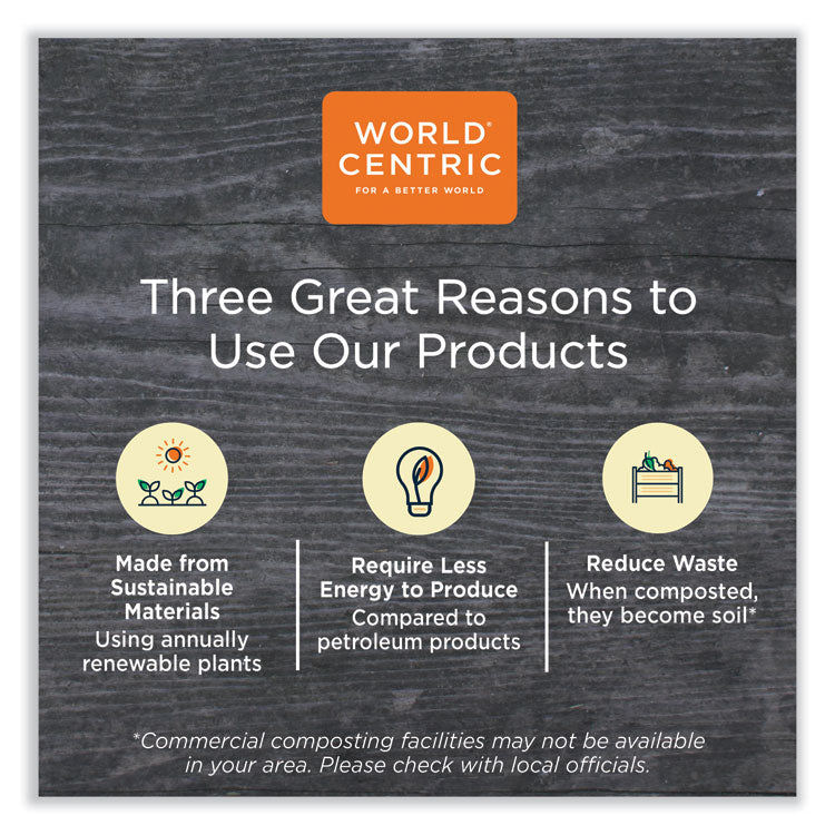 World Centric® Paper Lids for Containers, 4.7 x 6.8, Natural, Paper, 300/Carton (WORCTLNT16) Case of 300