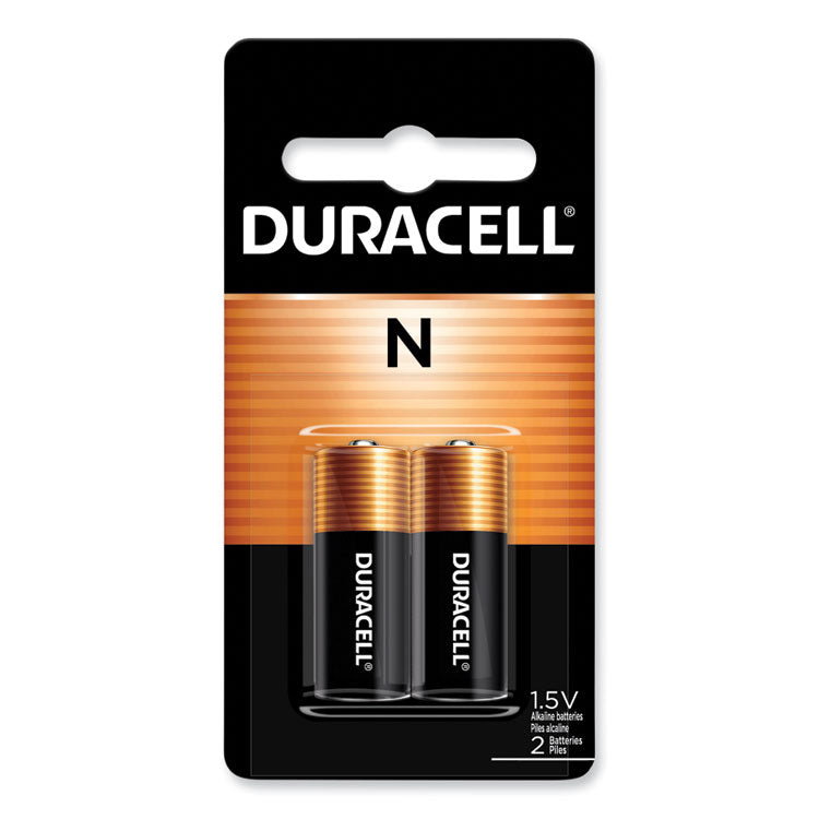 Duracell® Specialty Alkaline Battery, N, 1.5 V, 2/Pack (DURMN9100B2PK) Pack of 2