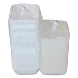 Pactiv Evergreen Newspring VERSAtainer Microwavable Containers, Rectangular, 16 oz, 5 x 7.25 x 2, White/Clear, Plastic, 150/Carton (PCTNC8168) Case of 150