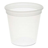 Pactiv Evergreen Newspring DELItainer Microwavable Container, 24 oz, 4.55 x 4.55 x 4.35, Clear, Plastic, 480/Carton (PCTYL5024) Case of 480