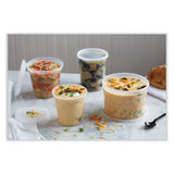 Pactiv Evergreen Newspring DELItainer Microwavable Container, 32 oz, 5.5 x 5.5 x 4.9, Clear, Plastic, 200/Carton (PCTL8328) Case of 200