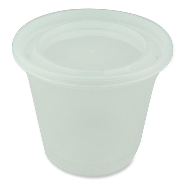 Pactiv Evergreen Newspring DELItainer Microwavable Container, 32 oz, 5.5 x 5.5 x 4.9, Clear, Plastic, 200/Carton (PCTL8328) Case of 200