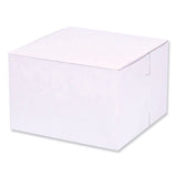SCT® Bakery Boxes, Standard, 6 x 6 x 4, White, Paper, 250/Carton (SCH1509) Case of 250
