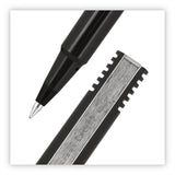 uniball® Roller Ball Pen, Stick, Extra-Fine 0.5 mm, Black Ink, Black Matte Barrel, Dozen (UBC60151) 1 Dozen
