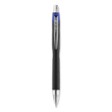 Jetstream Retractable Hybrid Gel Pen, Bold 1 mm, Blue Ink, Black/Silver/Blue Barrel, Dozen (UBC73833) 1 Dozen