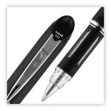 uniball® Jetstream Stick Hybrid Gel Pen, Bold 1 mm, Black Ink, Black/Silver Barrel (UBC33921) Each
