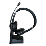 Innovera® IVR70003 Binaural Over The Head Bluetooth Headset, Black/Silver (IVR70003) Each