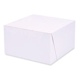 SCT® Bakery Boxes, Standard, 7 x 7 x 4, White, Paper, 250/Carton (SCH1521) Case of 250