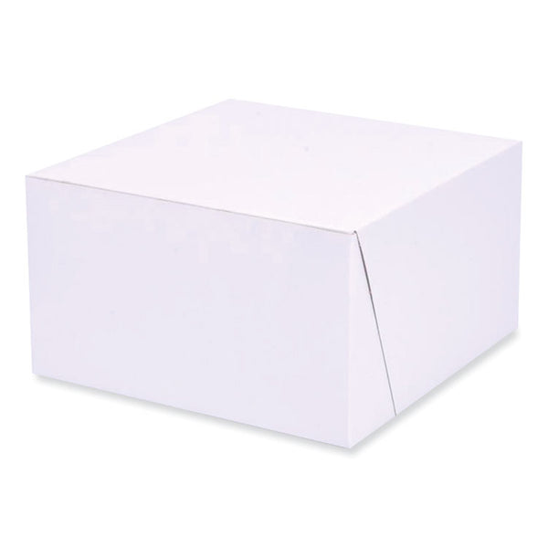 SCT® Bakery Boxes, Standard, 7 x 7 x 4, White, Paper, 250/Carton (SCH1521)