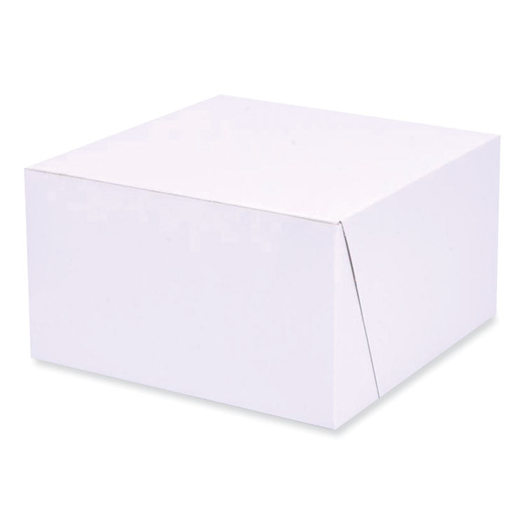 SCT® Bakery Boxes, Standard, 7 x 7 x 4, White, Paper, 250/Carton (SCH1521) Case of 250