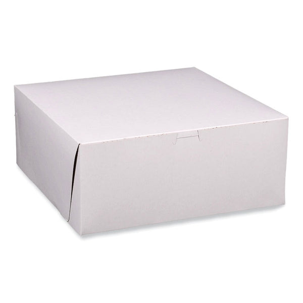 SCT® Bakery Boxes, Standard, 14 x 14 x 6, White, Paper, 50/Carton (SCH1593)