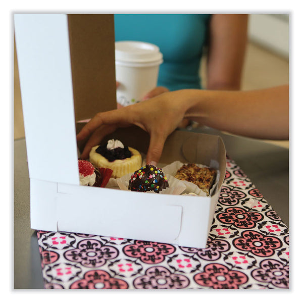 SCT® Bakery Boxes, Standard, 16 x 16 x 6, White, Paper, 50/Carton (SCH1597) Case of 50