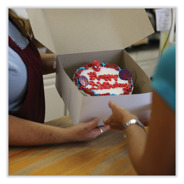 SCT® Bakery Boxes, Standard, 14 x 14 x 6, White, Paper, 50/Carton (SCH1593) Case of 50