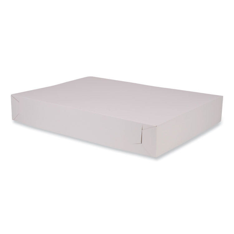 SCT® Bakery Boxes, Standard, 26 x 18.5 x 4, White, Paper, 50/Carton (SCH1995)