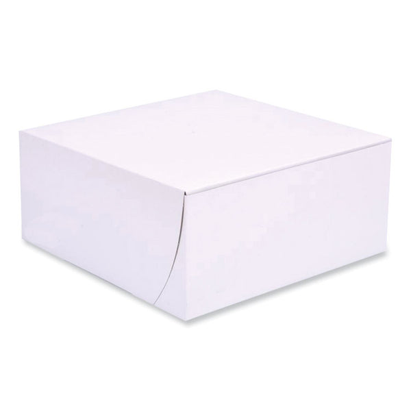 SCT® Bakery Boxes, Standard, 9 x 9 x 4, White, Paper, 200/Carton (SCH1561)