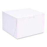 SCT® Bakery Boxes, Standard, 8 x 8 x 5, White, Paper, 100/Carton (SCH1545) Case of 100