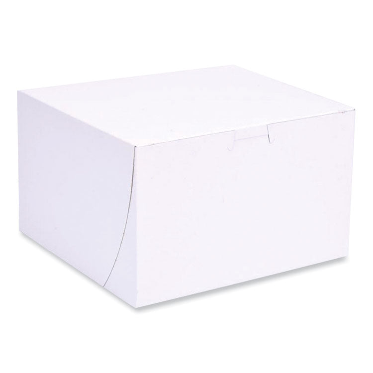 SCT® Bakery Boxes, Standard, 8 x 8 x 5, White, Paper, 100/Carton (SCH1545) Case of 100