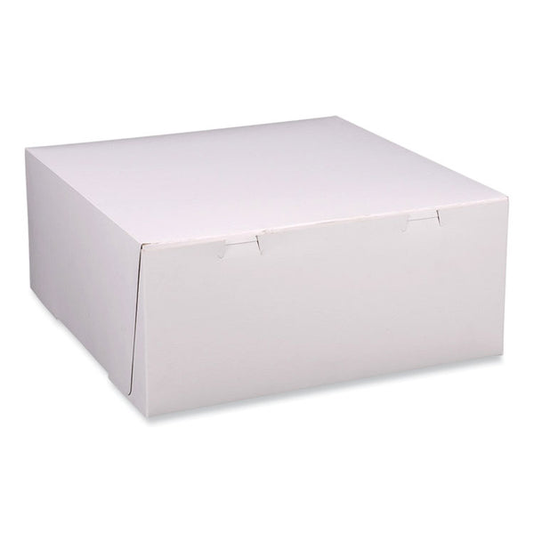 SCT® Bakery Boxes, Standard, 12 x 12 x 5, White, Paper, 100/Carton (SCH1587)