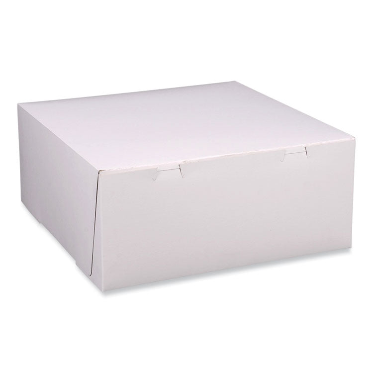 SCT® Bakery Boxes, Standard, 12 x 12 x 5, White, Paper, 100/Carton (SCH1587) Case of 100