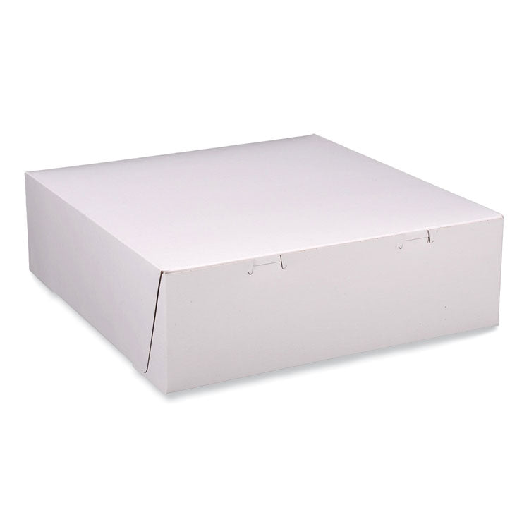 SCT® Bakery Boxes, Standard, 12 x 12 x 4, White, Paper, 100/Carton (SCH1585) Case of 100