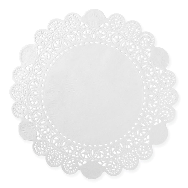 Lace Doilies, Round, 10", White, 5,000/Carton (RPPLD10) Case of 5000