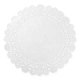 Lace Doilies, Round, 12", White, 5,000/Carton (RPPLD12) Case of 5000