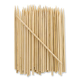 Bamboo Skewers, Paper, 4", Natural, 19,200/Carton (RPPR804) Case of 19200