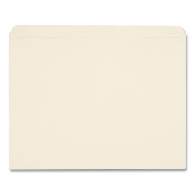 Universal® Top Tab File Folders, Straight Tabs, Letter Size, 0.75" Expansion, Manila, 100/Box (UNV12110) Box of 100