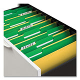 Universal® Deluxe Reinforced Top Tab Fastener Folders, 0.75" Expansion, 2 Fasteners, Legal Size, Green Exterior, 50/Box (UNV13526)