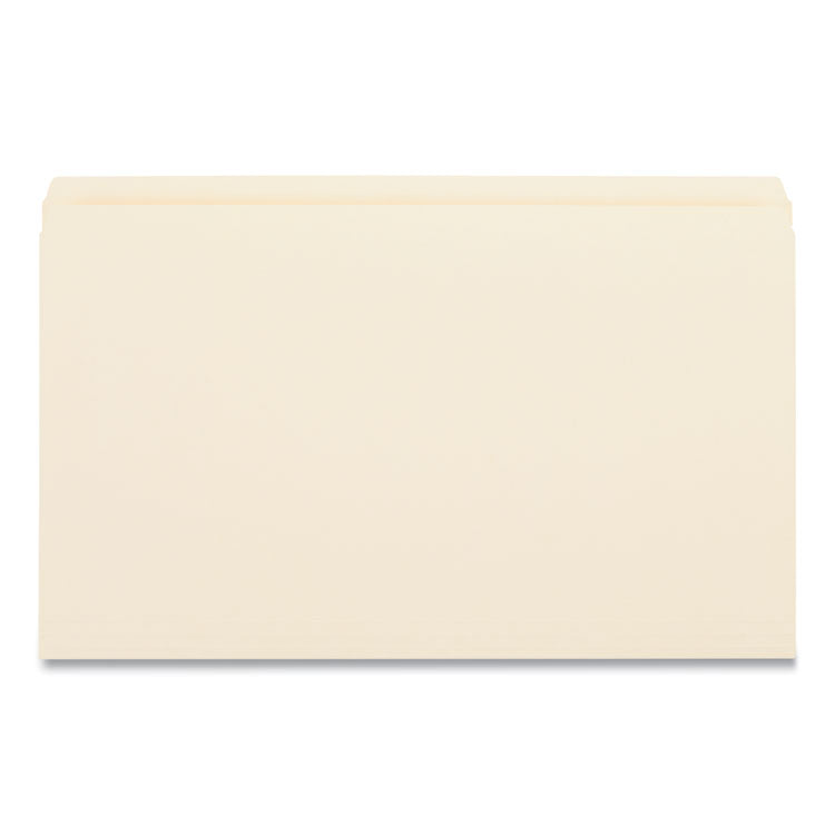 Universal® Double-Ply Top Tab Manila File Folders, Straight Tabs, Legal Size, 0.75" Expansion, Manila, 100/Box (UNV16120)