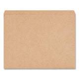 Universal® Reinforced Kraft Top Tab File Folders, Straight Tabs, Letter Size, 0.75" Expansion, Brown, 100/Box (UNV16130)