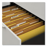 Universal® Reinforced Kraft Top Tab File Folders, 1/3-Cut Tabs: Assorted, Legal Size, 0.75" Expansion, Brown, 100/Box (UNV16143) Box of 100