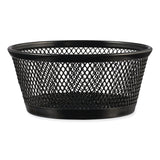 Universal® Jumbo Mesh Storage Dish, 4.38" Diameter x 2"h, Black (UNV20014) Each