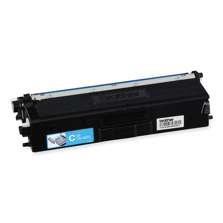 Brother TN437C Ultra High-Yield Toner, 8,000 Page-Yield, Cyan (BRTTN437C)