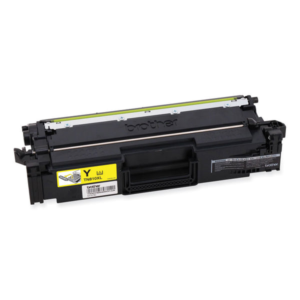 Brother TN810XLY High-Yield Toner, 9,000 Page-Yield, Yellow (BRTTN810XLY)