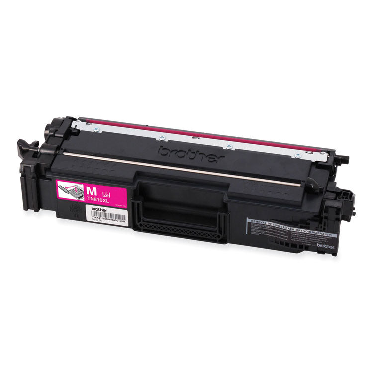 Brother TN810XLM High-Yield Toner, 9,000 Page-Yield, Magenta (BRTTN810XLM)