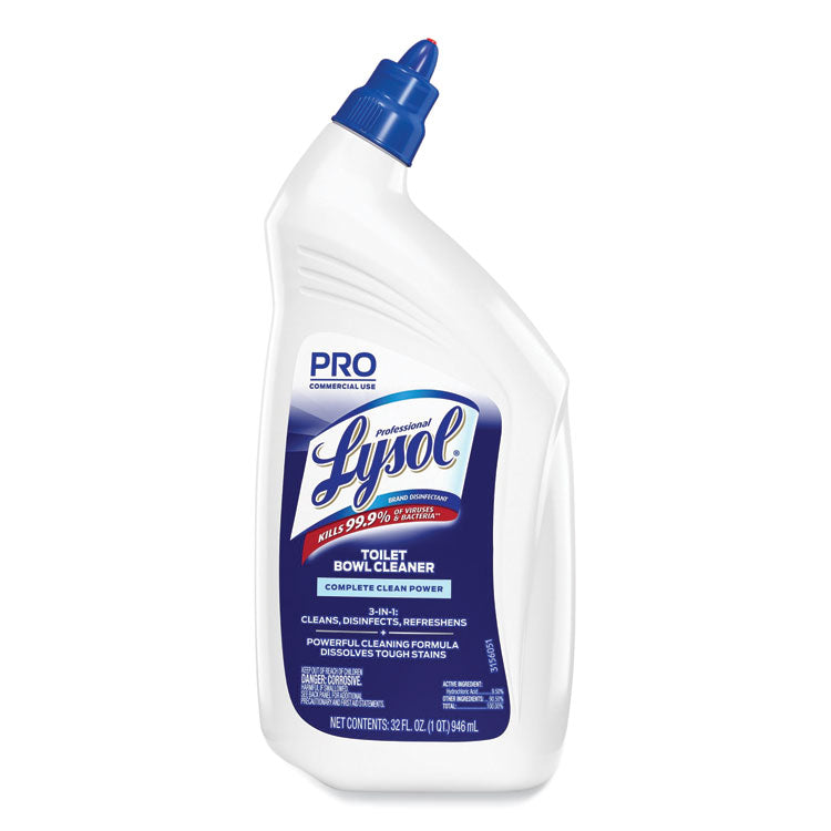 Professional LYSOL® Brand Disinfectant Toilet Bowl Cleaner, 32oz Bottle, 12/Carton (RAC74278CT) Case of 12