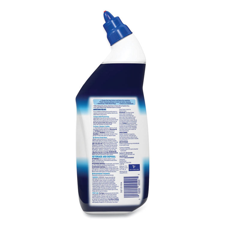 LYSOL® Brand Disinfectant Toilet Bowl Cleaner, Atlantic Fresh, 24 oz Bottle (RAC98012EA)