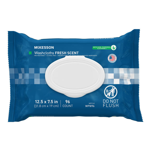 McKesson Personal Cleansing Wipe Soft Pack Scented 96 Count (1246810_PK) 96/PK