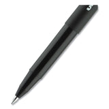 uniball® ONYX Roller Ball Pen, Stick, Extra-Fine 0.5 mm, Black Ink, Black Barrel, Dozen (UBC60040) 1 Dozen