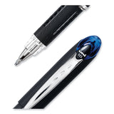 uniball® Jetstream Stick Hybrid Gel Pen, Bold 1 mm, Blue Ink, Black/Silver/Blue Barrel (UBC33922) Each