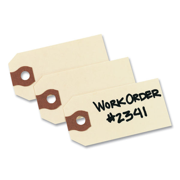 Avery® Unstrung Shipping Tags, 11.5 pt Stock, 2.75 x 1.38, Manila, 1,000/Box (AVE12301)