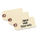 Avery® Unstrung Shipping Tags, 11.5 pt Stock, 2.75 x 1.38, Manila, 1,000/Box (AVE12301) Box of 1000