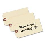 Avery® Unstrung Shipping Tags, 11.5 pt Stock 3.75 x 1.88, Manila, 1,000/Box (AVE12303) Box of 1000