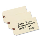 Avery® Unstrung Shipping Tags, 11.5 pt Stock, 4.75 x 2.38, Manila, 1,000/Box (AVE12305) Box of 1000