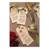 Avery® Double Wired Shipping Tags, 11.5 pt Stock, 3.25 x 1.63, Manila, 1,000/Box (AVE12602) Box of 1000