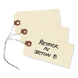 Avery® Double Wired Shipping Tags, 11.5 pt Stock, 4.75 x 2.38, Manila, 1,000/Box (AVE12605) Box of 1000