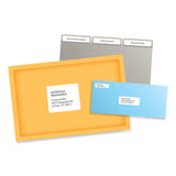 PRES-a-ply® Labels, Laser Printers, 1 x 2.63, White, 30/Sheet, 100 Sheets/Box (AVE30600) Box of 3000